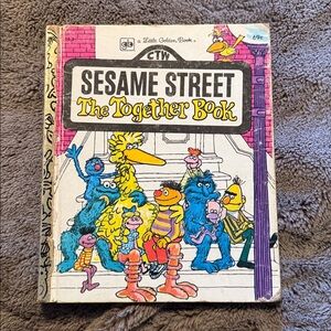 Sesame Street The Together Book Vintage  1971 A Little Golden Book Hardcover